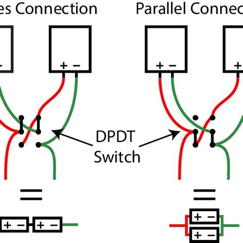 dpdt switch wiring diagram to two loads 